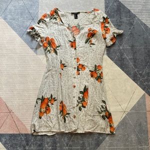 Orange Blossom Skater dress, size M